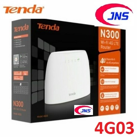 TENDA 4G03 3G/4G/LTE Modem Router N300 Wifi (4G680 New Generation)