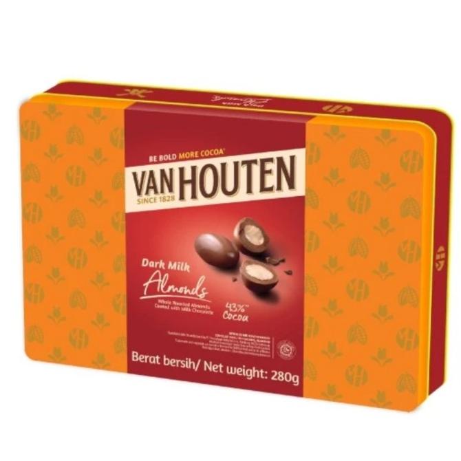 

Vam Houten Dark Milk Almonds Chocolate Dragees 280 G
