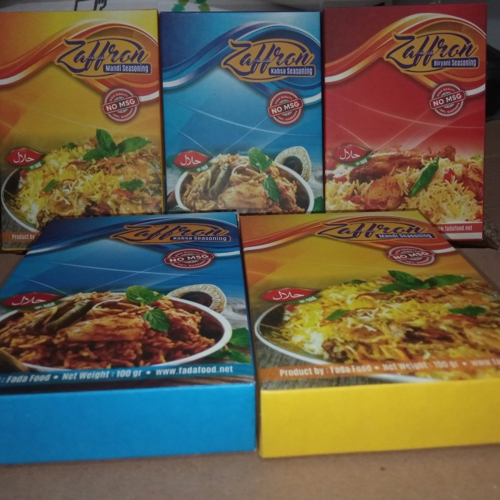 

:::::::] Zaffron Zaffran bumbu Mandhi - Kabsah - Biryani (tulis di note)