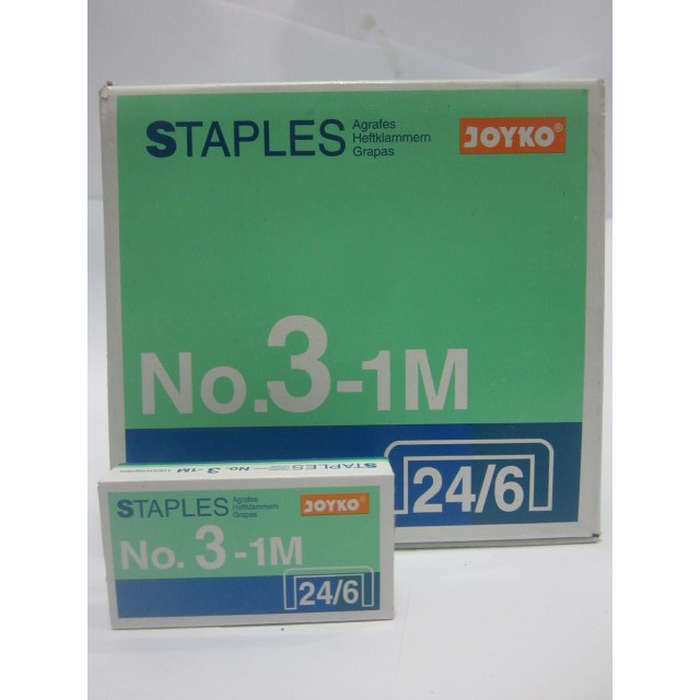 

Isi Staples Joyko Besar No.3 24/6/Refill Hekter Steples Stapler