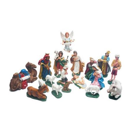 Patung Set Natal 25cm - Patung Kandang Kelahiran Yesus - Patung Rohani