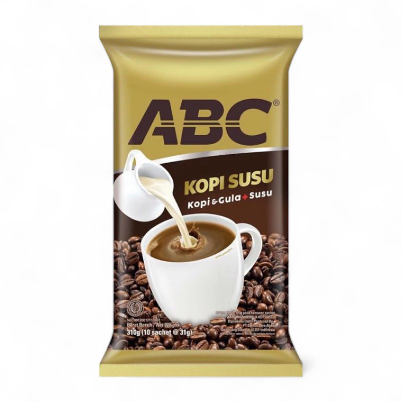 

Kopi ABC Gula+Susu 10x30g-Kopi Instan-Toserba Gadjah-Ekonomis XF 427