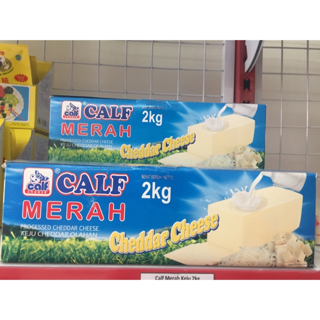 

Keju Cheddar Calf Merah 2Kg