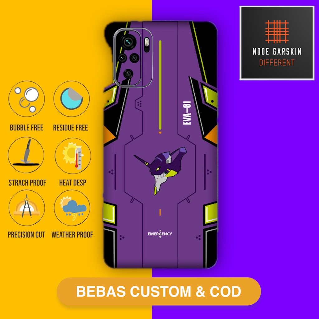 Garskin Skin Redmi Note 10S Fullbody Atau Backonly evg  - Vinyl Protector