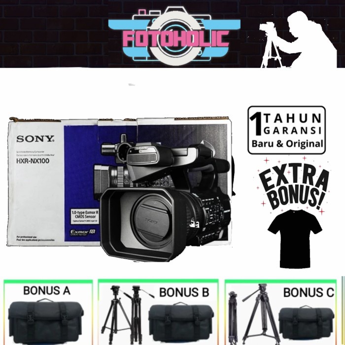 KAMERA CAMCORDER SONY NX100/SONY HXR NX100/NX100 RESMI