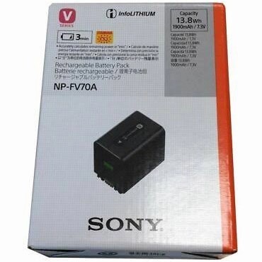 Terbaru Sony Battery Np-Fv70A (1900Mah ) Original For Handycam Promo Terlaris
