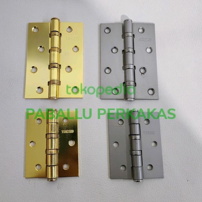 ,,,,,,,] Engsel Pintu Tebal 3" 4" Kuning Putih / Engsel Tebal 3 inch 4 inch