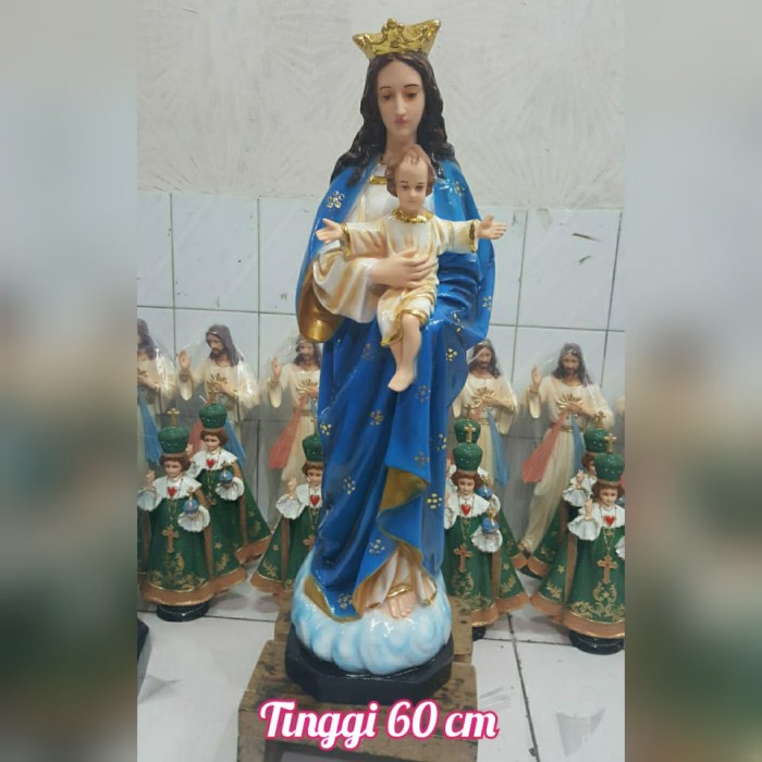 Patung Maria Bunda Yesus Batik 60 cm