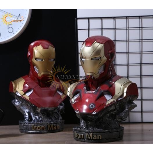 Patung Marvel Ironman Mark 46 Iron Man Patung Dada Iron-man Koleksi