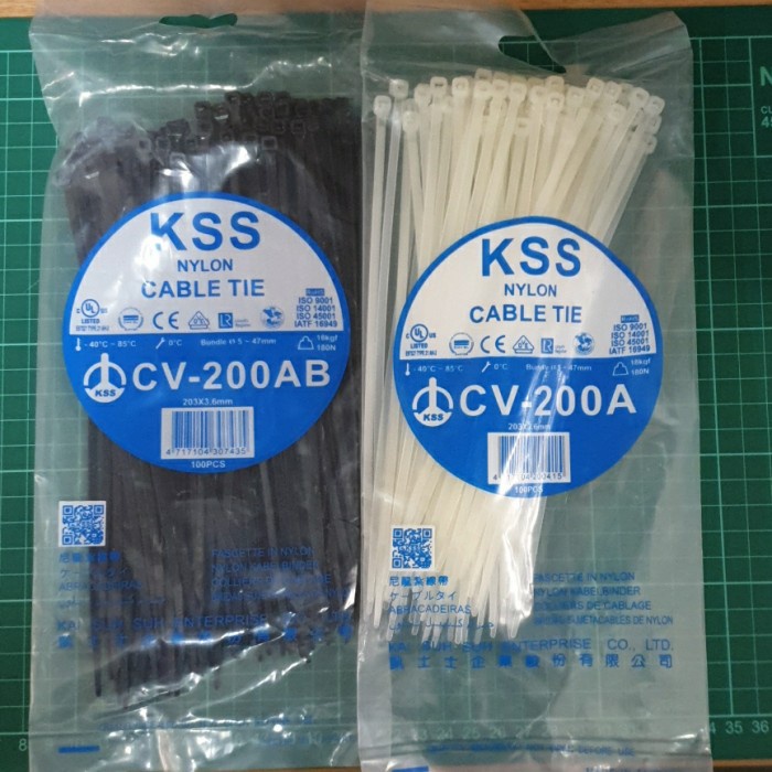 

KABEL TIES / KABEL TIS / CABLE TIE CV 200 KSS 20CM CV200 20 CM