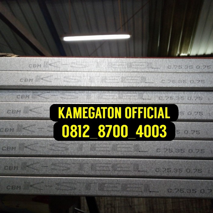 BAJA RINGAN CBM K STEEL C 75 X 0.75 MM / BAJA RINGAN CBM KSTEEL 0,75MM