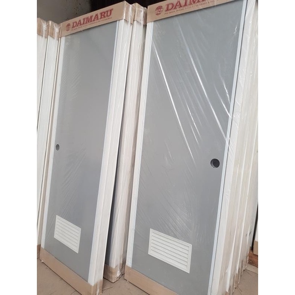 PINTU PVC ABU MEREK DAIMARU UNTUK KAMAR MANDI / WC