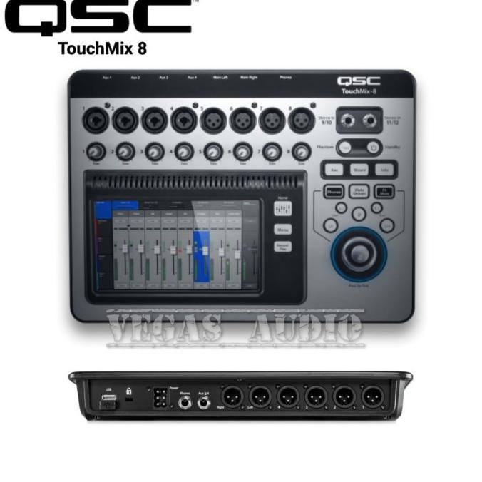 PROMO QSC TOUCHMIX 8 DIGITAL MIXER 8CHANNEL ORIGINAL #ORIGINAL