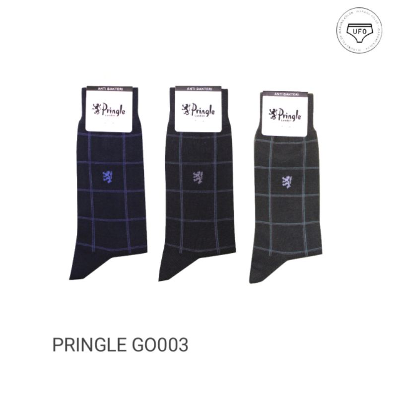 Kaos Kaki Pria PRINGLE LONDON GO003 Anti Bacteri Isi 1 Pasang