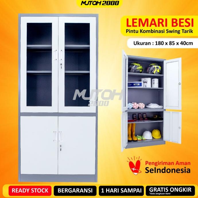 

[ Megaelektro99 ] Lemari Arsip Lemari Besi Filling Cabinet Pintu Kombinasi Swing Tarik Stok Terbatas