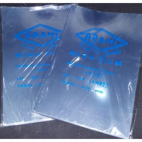 

Terjangkau Cover Mika jilid bening ASAHI Tebal 0.12 F4 (1 Pak) .,