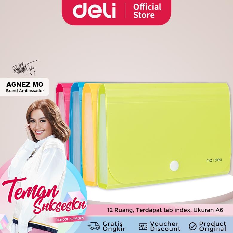 

Recomend Deli Expanding File A6 12 Pembagi dengan tab index untuk pengaturan yang lebih mudah E5561 ..