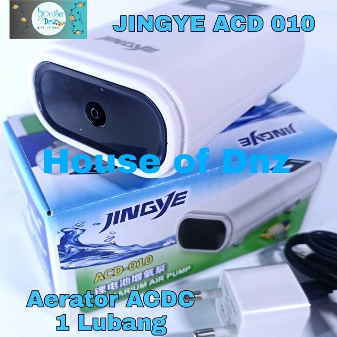 Bagus Pompa Udara Silent Jingye Acd 010 Aerator 1 Lubang Bisa di Cas ACD-010