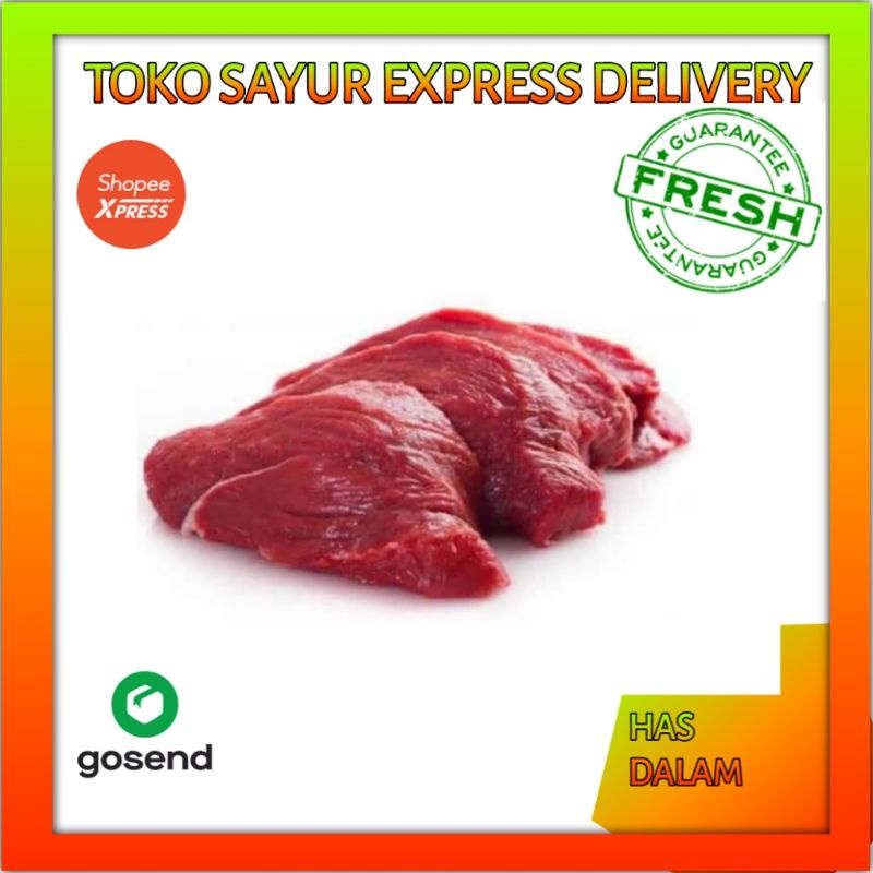 

Daging Sapi Has Dalam/Luar Segar - Sayur Fresh Palembang