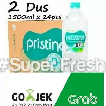 

Pristine water 1500ml x 24 botol+air minum pristine+air alkali (2 Dus)