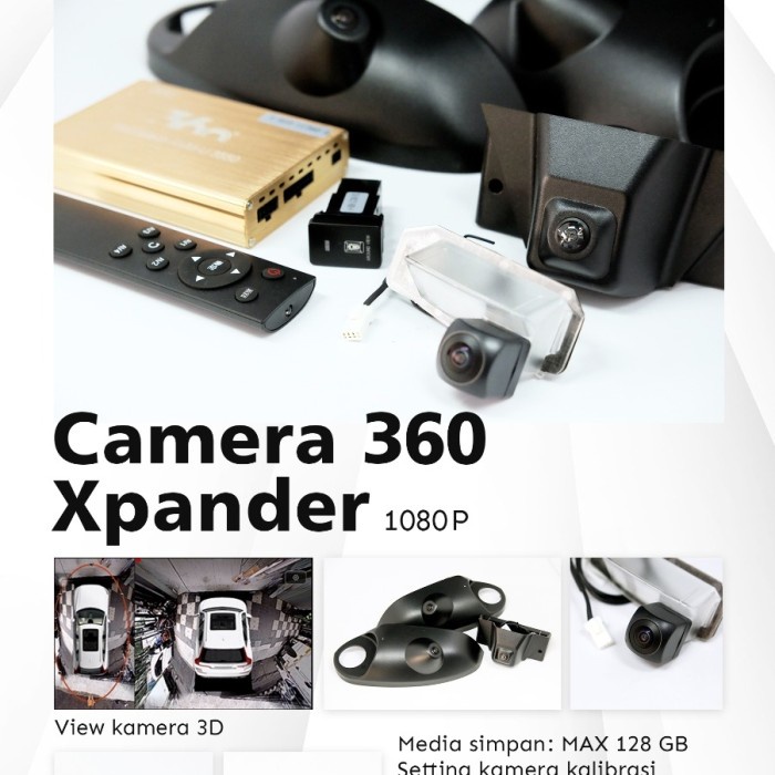 [Baru] Kamera-Camera Oem 360 Mtech 3D Mobil Mitsubishi Xpander Terbaru