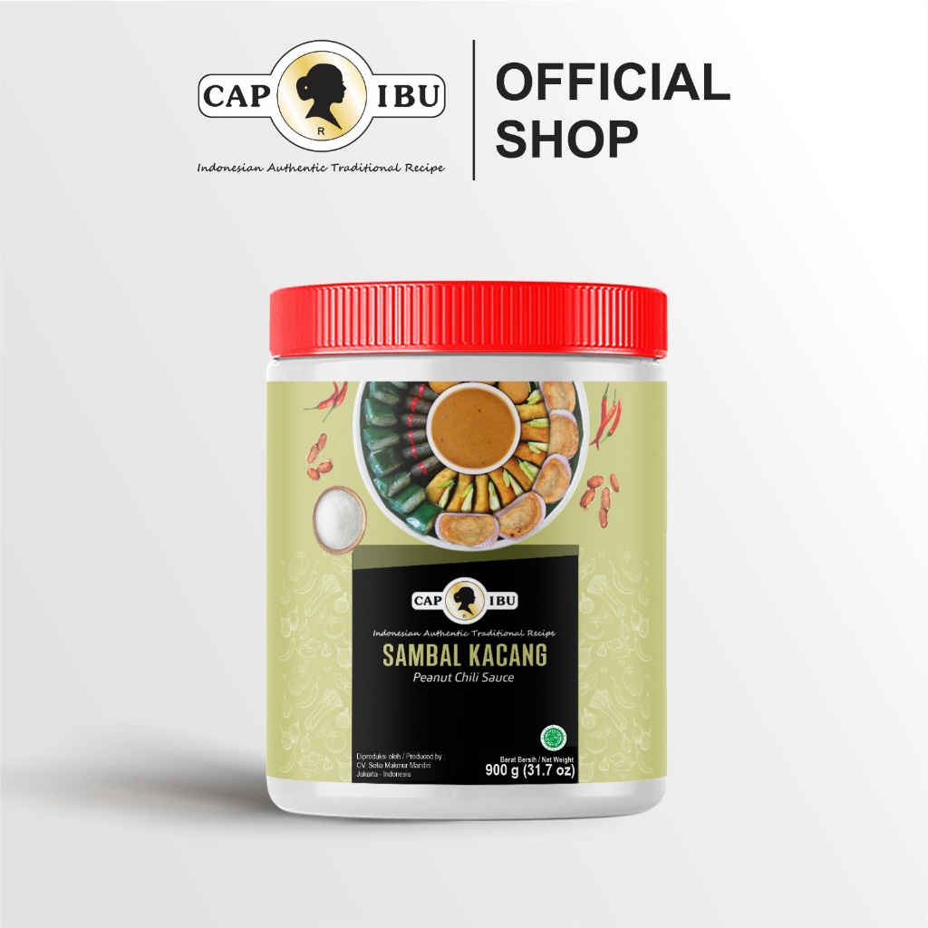 

Cap Ibu Sambal Kacang Kemasan Pot