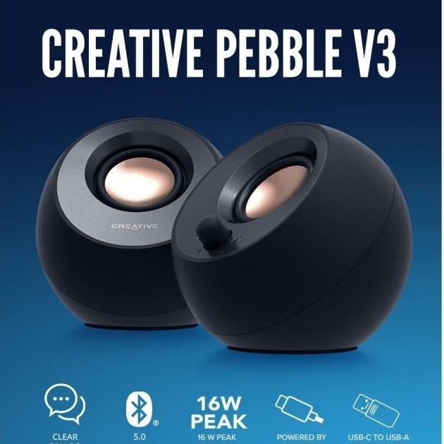 CREATIVE Pebble V3 Bluetooth 5.0 Desktop Speaker