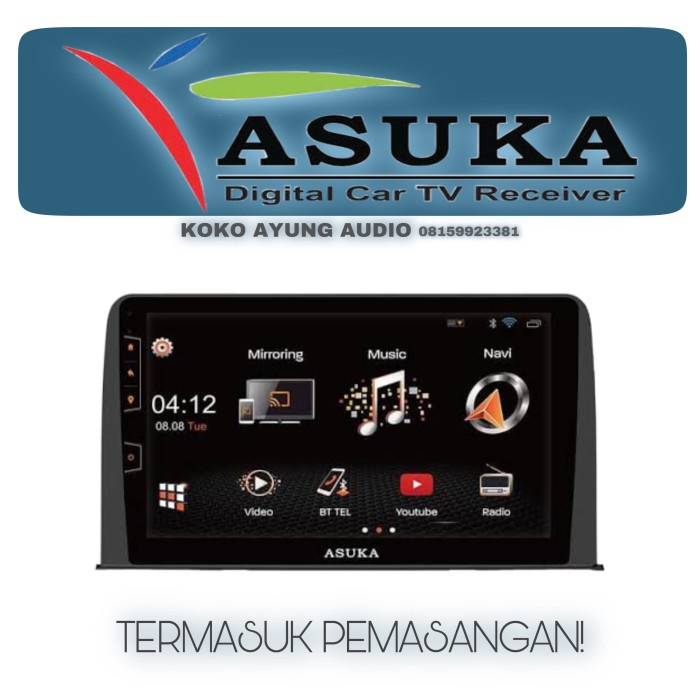 Promo Asuka Pta 310 Dtv Oem Headunit Honda Crv Turbo Ori