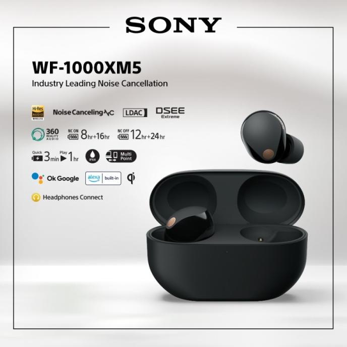 Sony WF-1000XM5 / WF1000XM5 / WF 1000 XM5 - ANC TWS Bluetooth Earbuds