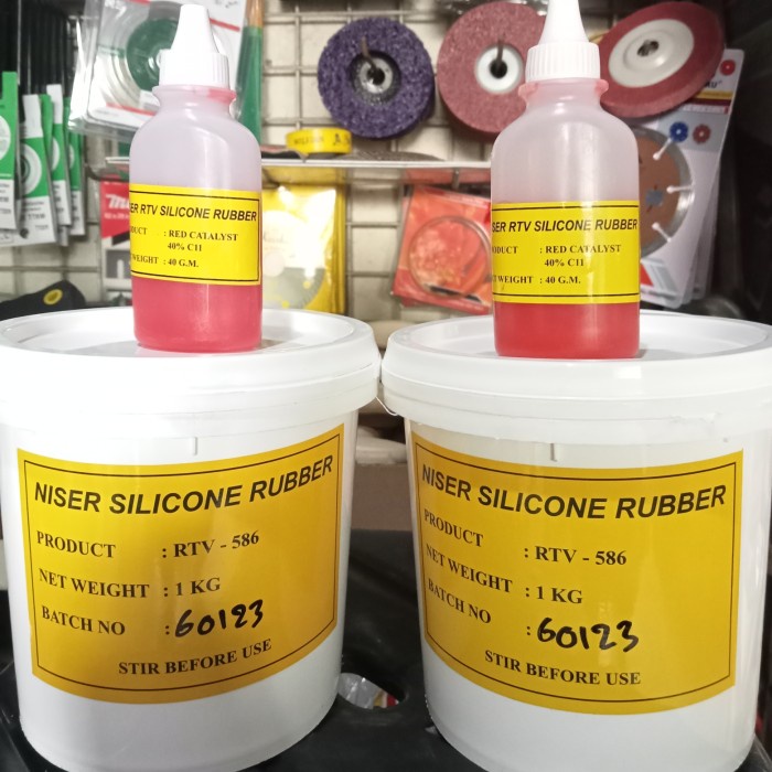 Ready niser silicone rubber rtv 586 berkualitas