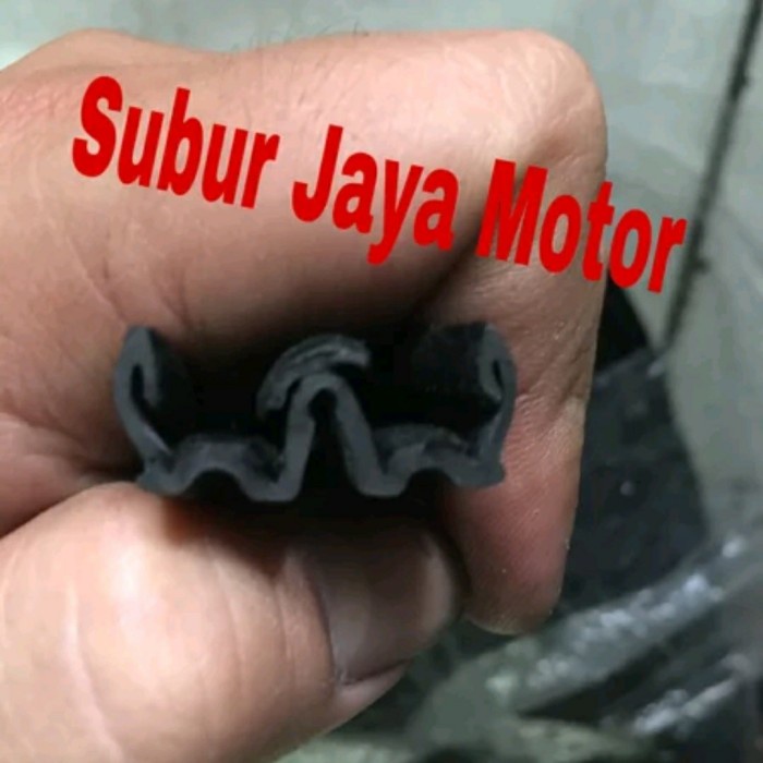 Karet Jalur Kaca Run Channel Kaca Geser Kijang Super/Grand Per Pieces
