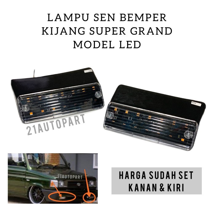 Kijang grand kijang super lampu sein bemper model led