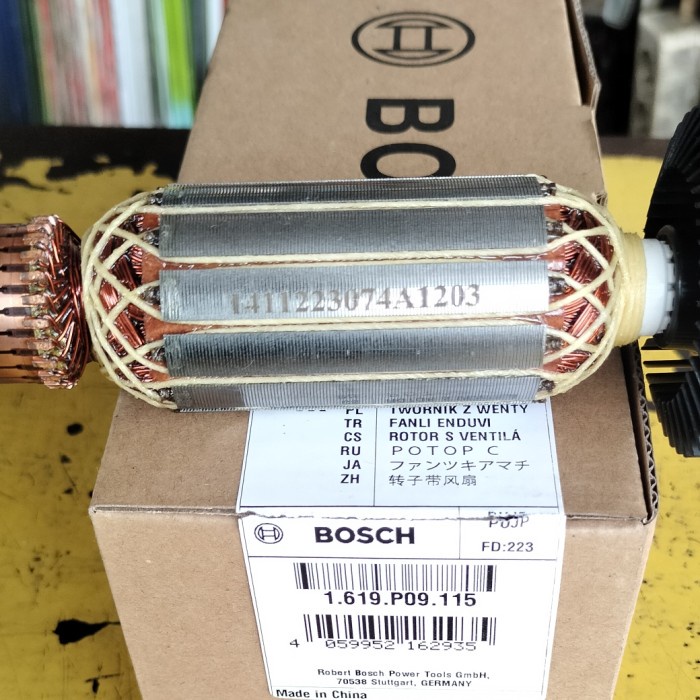 JM- Armature Bosch GPO 12 CE Sparepart Mesin Poles Polisher Angker GPO12CE