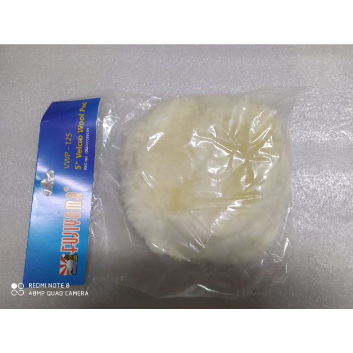 JM- velcro kain poles finishing polisher 5inch velcro wool pad