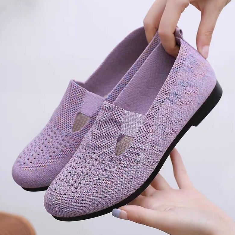 PREMIUM LV0321 Sepatu Slip On Wanita  Sepatu Fashion Wanita Premium Quality Terlaris