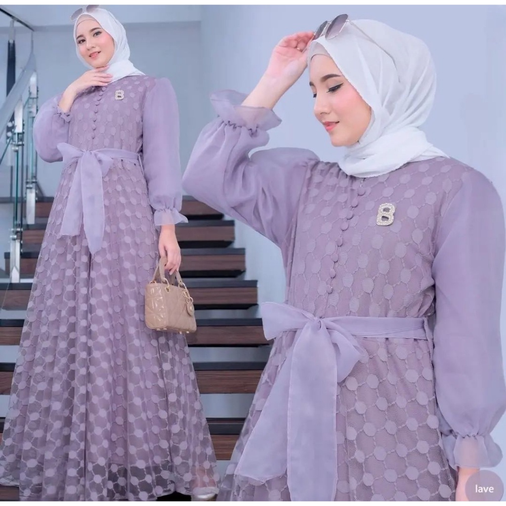 Gamis Wanita Terbaru 2023 Viral Games Dewasa 2024 Setelan Ghamis Lebaran Set Gamiis Long Tunik Kekin