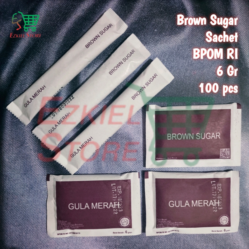

Brown Sugar Sachet / Gula Aren Isi 100 Pcs ( Kotak / Batang )