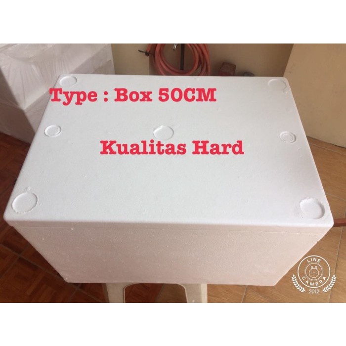 

TERLARIS Styrofoam box 50 cm kualitas HARD