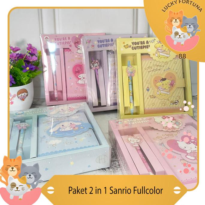 

Paket alat tulis 2 in 1 Gambar Sanrio Buku Tulis + Pulpen 2 in 1Sanrio bagas