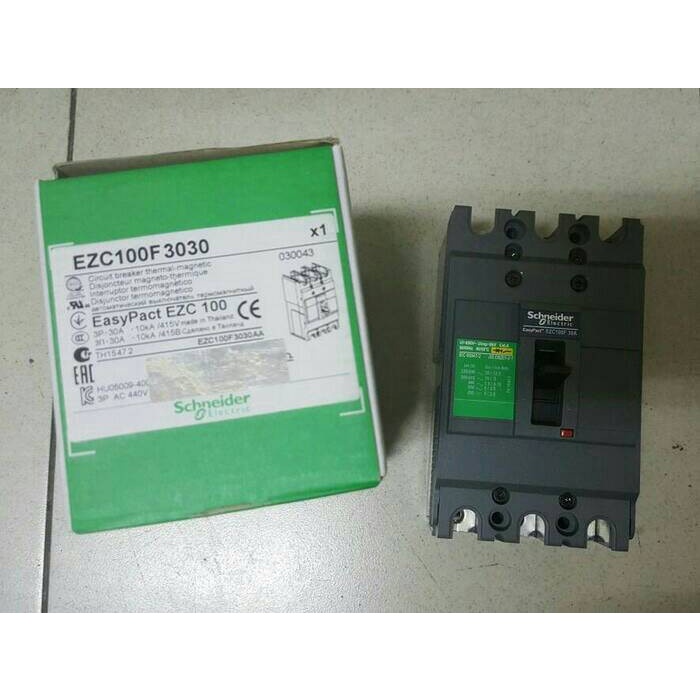 [New] Schneider Mccb Ezc100F-10Ka/Mccb 3Phase 30A Schneider Berkualitas