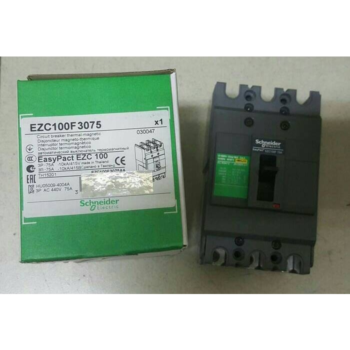 [New] Schneider Mccb Ezc100F-10Ka/Mccb 3Phase 75A Schneider Terbaru