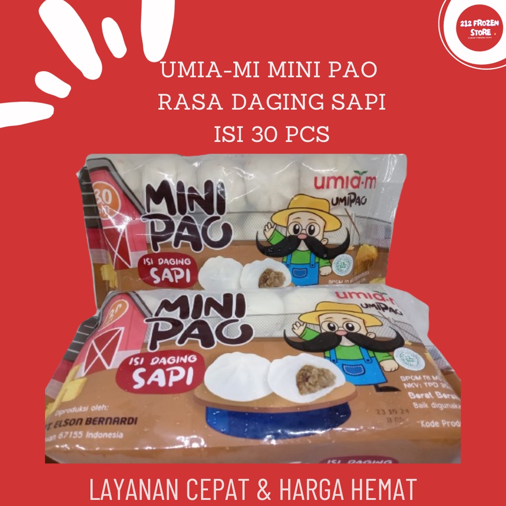 

UMIA-MI MINI PAO SAPI ISI 30 PCS