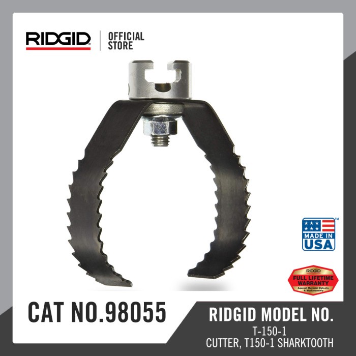 Promo Ridgid Cutter, T150-1 Sharktooth Cutter 3' (75 Mm) Blade-98055