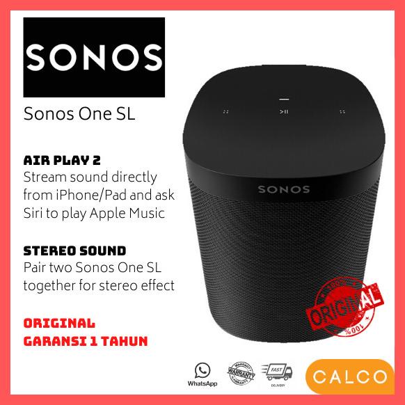 SONOS ONE SL Wireless Bluetooth Speaker Stereo Expandable