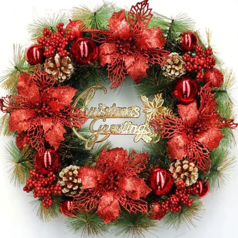 Garland Hijau Natal Murah / Garland Natal 2,7 Meter Polos Terbaru