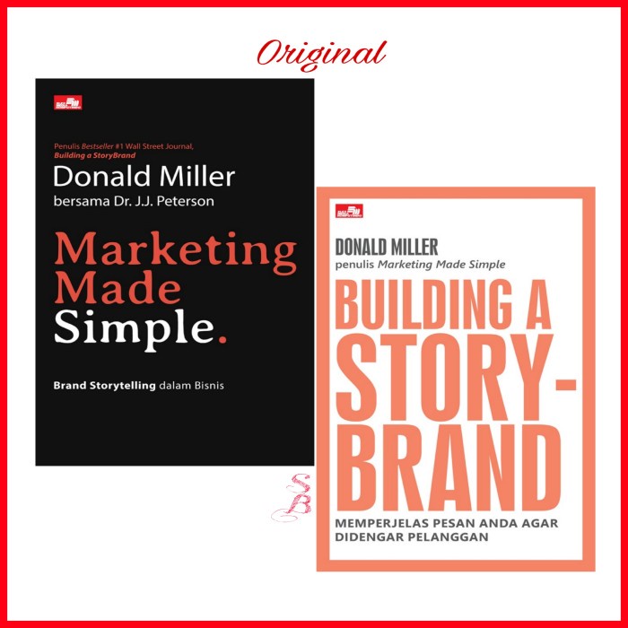 

Buku Marketing Made Simple & Building A Story Brand Donald Miller