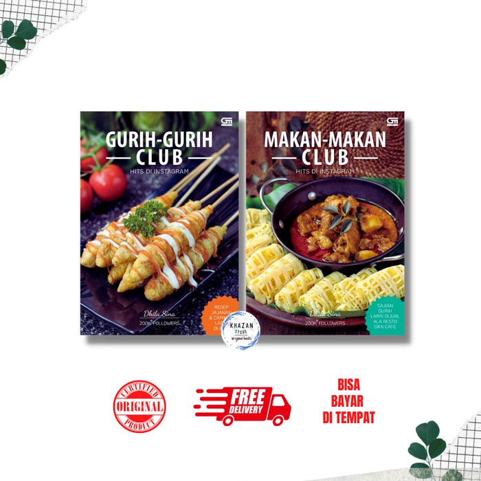 

[SALE MURAH] Buku : MAKAN MAKAN CLUB & GURIH GURIH CLUB LIMITED EDITION