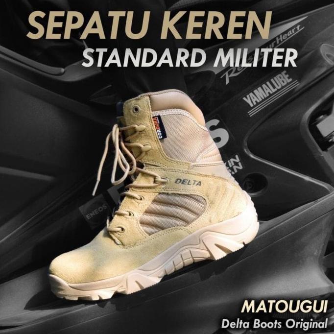 SEPATU DELTA 516 8 INCH BOOTS TACTICAL PDL ASLI IMPORT / SEPATU GUNUNG NURDANAROSITA