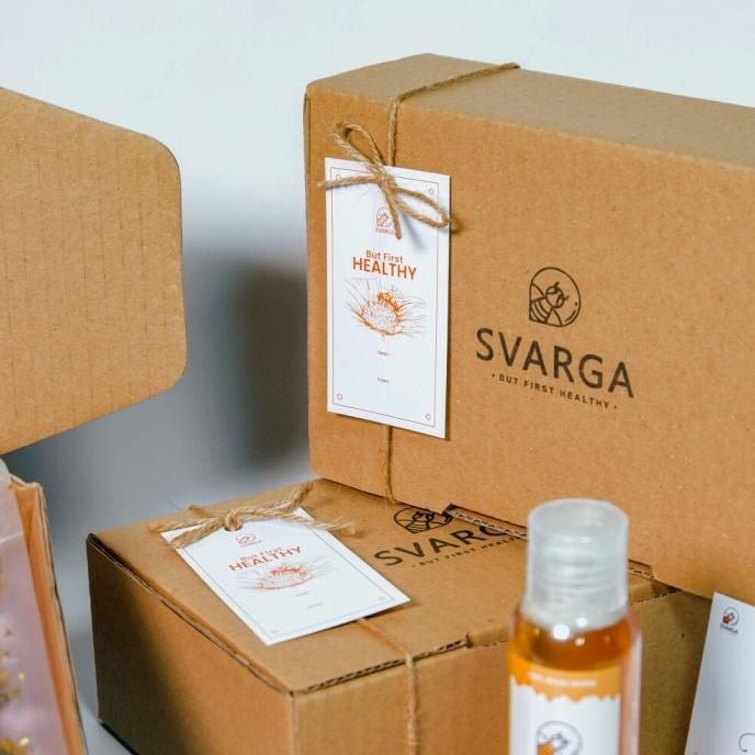 

Hampers Parcel Gift Box Raw Honey & Artisan Tea Blend Svarga C