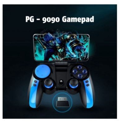 [Original] Gamepad Ipega Bluetooth Wireless Turbo Hp Pc Ps3 4 Tv Blue Elf Pg-9090 Berkualitas